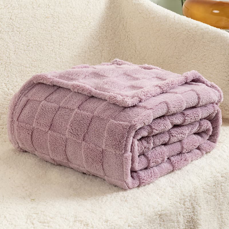 Checkerboard Plush Blanket