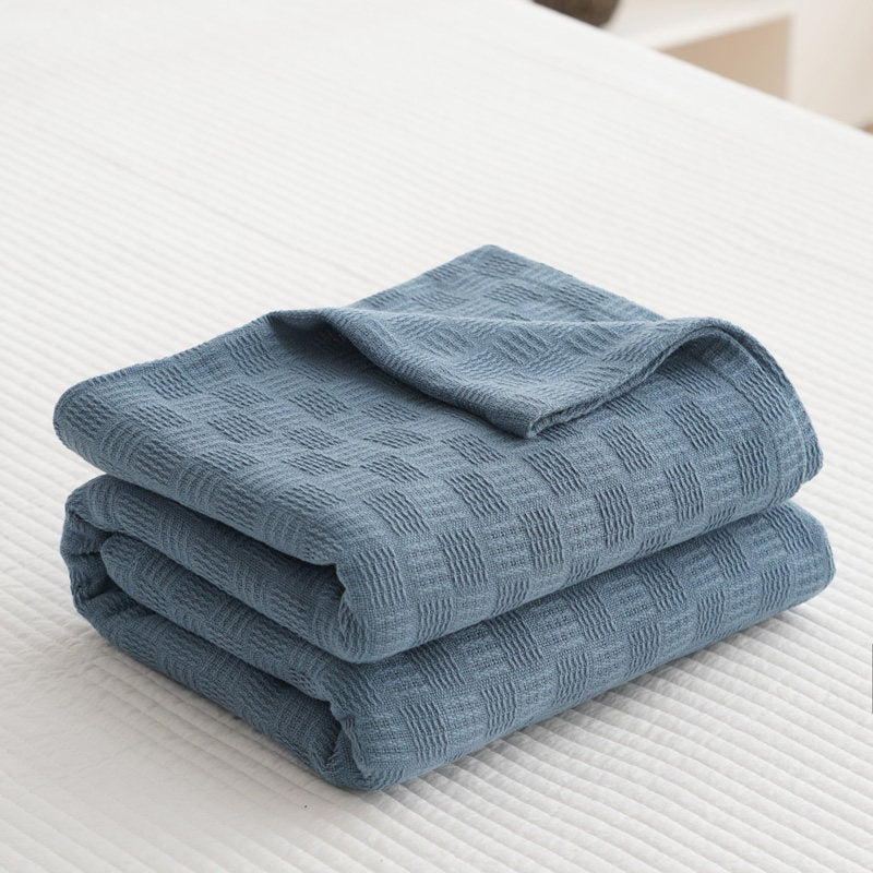 Textured Cotton Gauze Summer Blanket