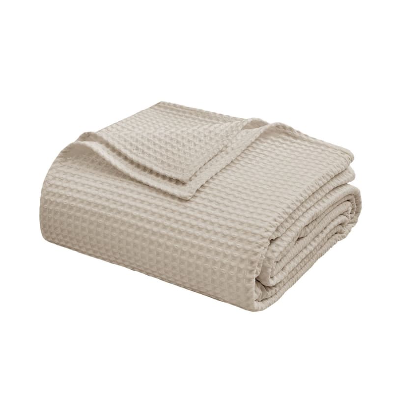 Cotton Waffle Weave Blanket
