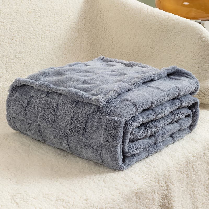 Checkerboard Plush Blanket