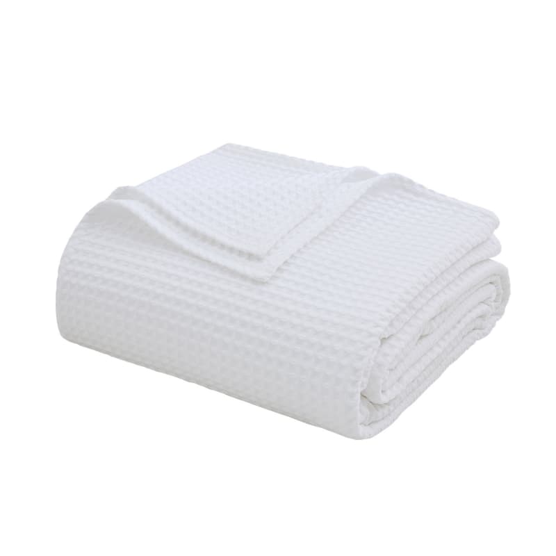 Cotton Waffle Weave Blanket