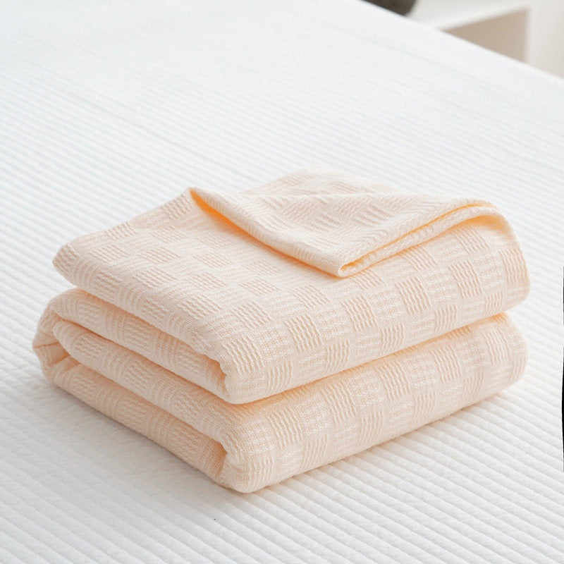 Textured Cotton Gauze Summer Blanket