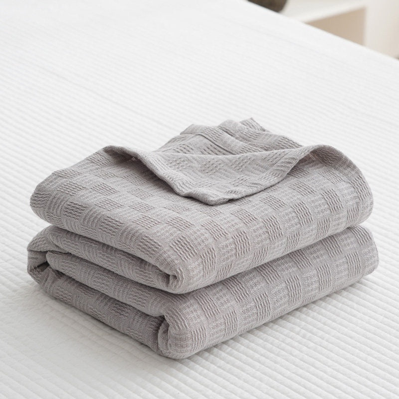 Textured Cotton Gauze Summer Blanket