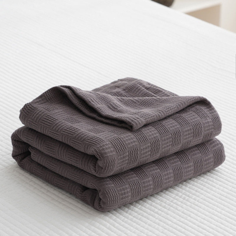 Textured Cotton Gauze Summer Blanket