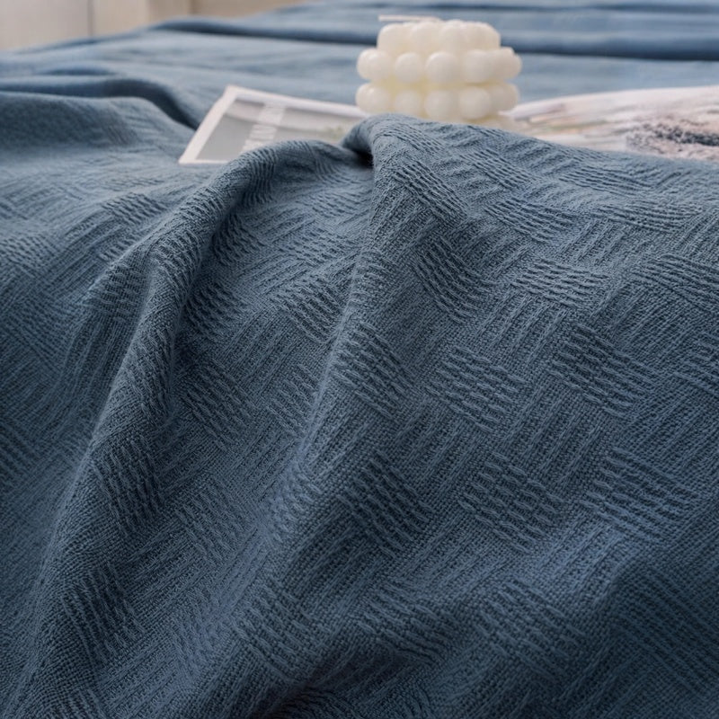 Textured Cotton Gauze Summer Blanket